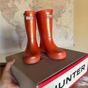 Hunter kids rain boots NEW size us 11